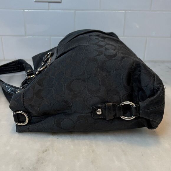 Coach Ashley Signature “C” Logo Sateen Carry-All - Picture 9 of 16